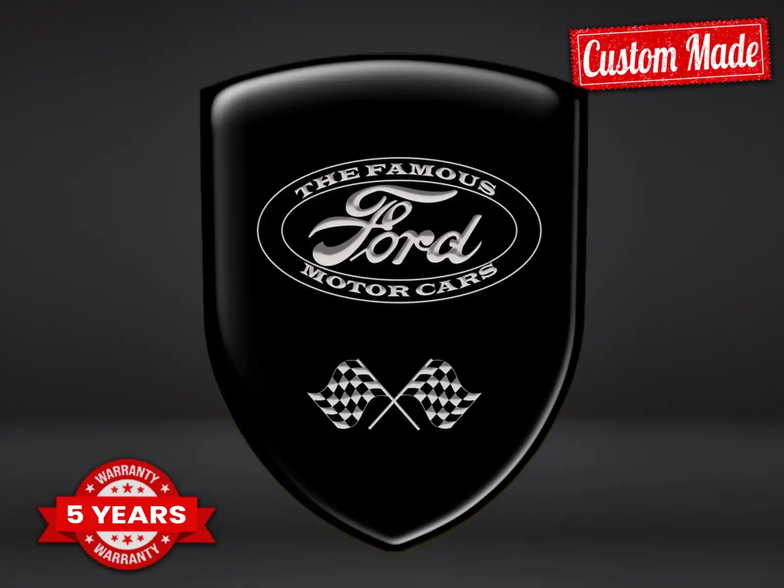 Ford Etiquetas Negocio Resistentes Limitadas Con Estilo